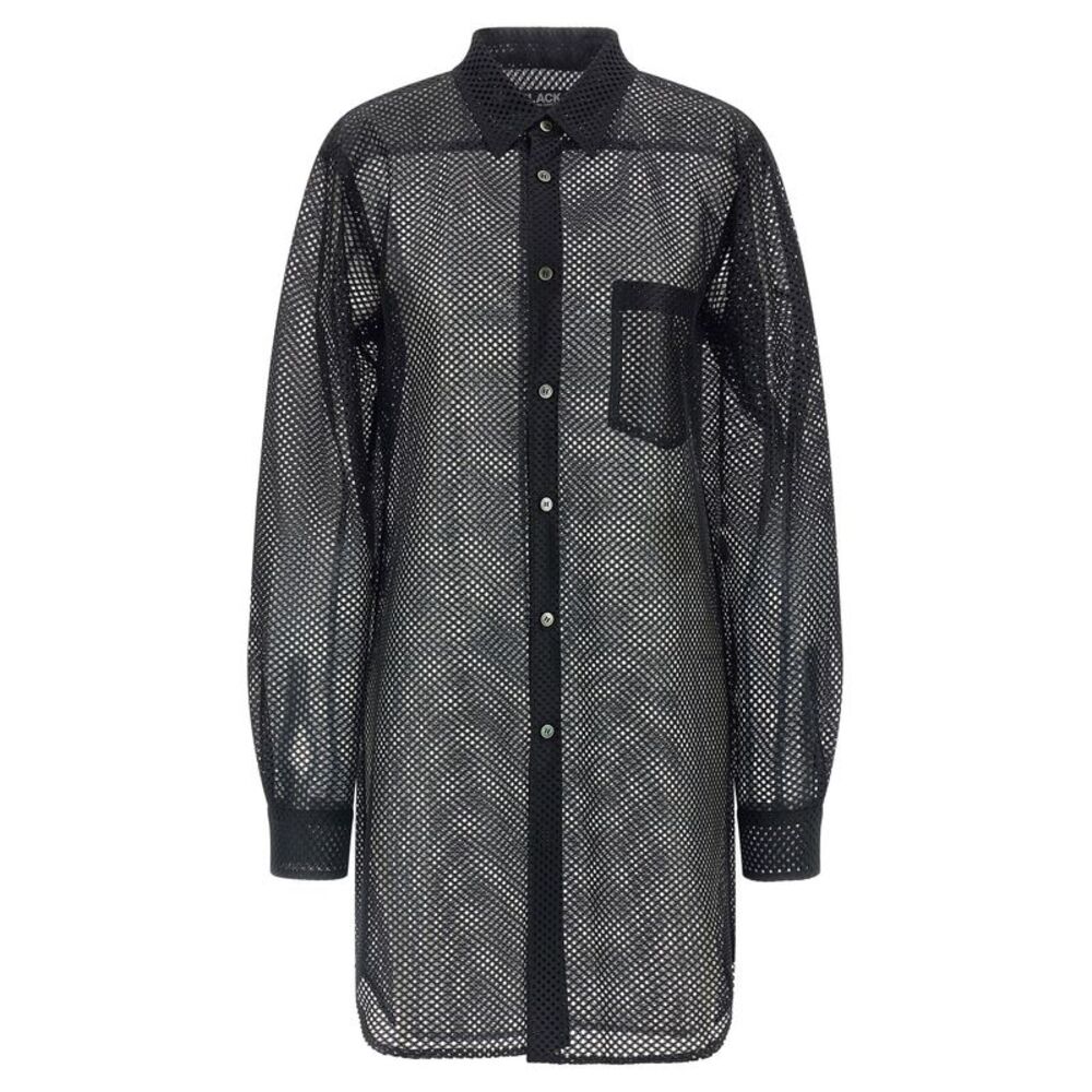 Comme Des Garcons Black Men's Mesh Shirt